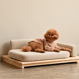Cama Sillón Kento para Perros y Gatos | White Fox