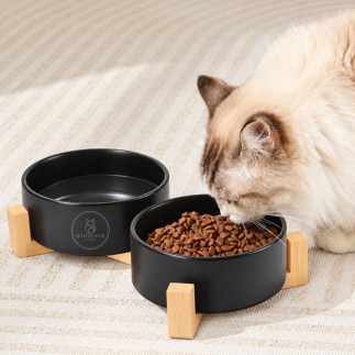 Comedero Doble Mako para Perros y Gatos | White Fox
