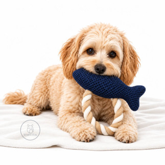 Juguete Pez Kai para Perros | White Fox