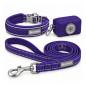 Set Yori Collar, Correa y Porta Bolsitas | White Fox