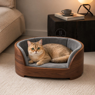 Cama Sillón Haru para Perros y Gatos | White Fox