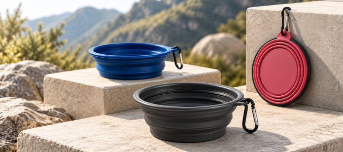 Set Kumo: Bowl Plegable + Clicker de Entrenamiento